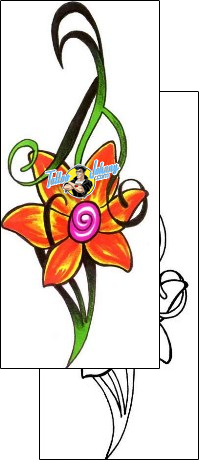 Flower Tattoo plant-life-flowers-tattoos-chump-change-chf-00417