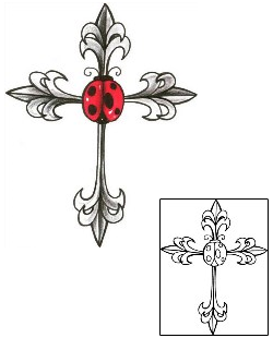 Cross Tattoo Religious & Spiritual tattoo | CHF-00423