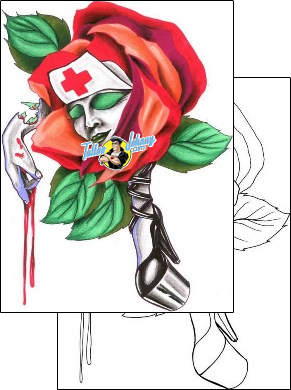Rose Tattoo plant-life-rose-tattoos-chump-change-chf-00472