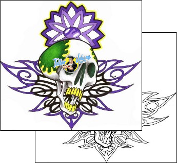 Skull Tattoo horror-skull-tattoos-chump-change-chf-00487