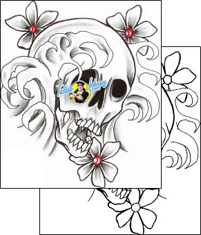 Skull Tattoo horror-skull-tattoos-chump-change-chf-00489