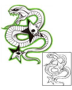 Snake Tattoo Horror tattoo | CHF-00499