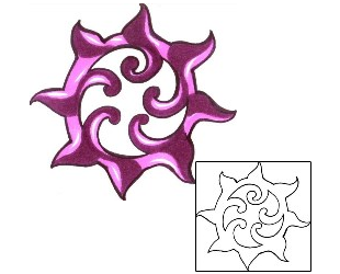 Sun Tattoo Astronomy tattoo | CHF-00541