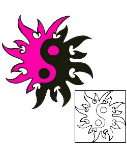 Sun Tattoo Miscellaneous tattoo | CHF-00560