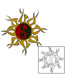 Sun Tattoo Miscellaneous tattoo | CHF-00562