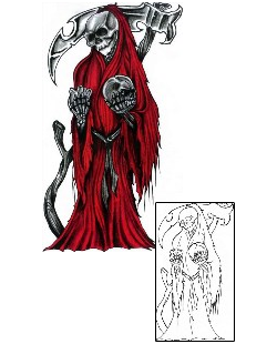 Reaper Tattoo Horror tattoo | CHF-00581