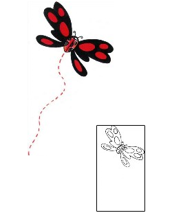Ladybug Tattoo Insects tattoo | CHF-00603