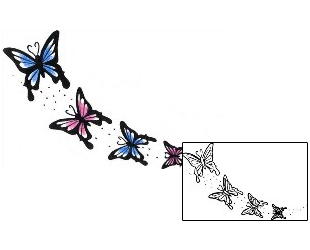 Butterfly Tattoo For Women tattoo | CHF-00607