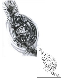 Skull Tattoo Horror tattoo | CHF-00680