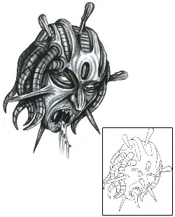 Monster Tattoo Horror tattoo | CHF-00683