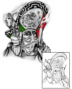 Gun Tattoo Mythology tattoo | CHF-00725