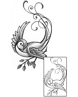 Bird Tattoo Animal tattoo | CIF-00014