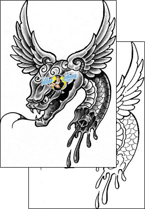 Wings Tattoo snake-tattoos-corey-miller-cif-00023