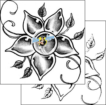 Flower Tattoo plant-life-flowers-tattoos-corey-miller-cif-00059