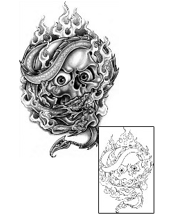 Evil Tattoo Mythology tattoo | CIF-00087