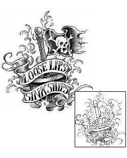 Pirate Tattoo Miscellaneous tattoo | CIF-00153