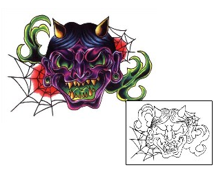 Spider Web Tattoo Horror tattoo | CKF-00010