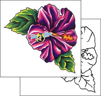 Flower Tattoo plant-life-flowers-tattoos-caveman-kyle-ckf-00015