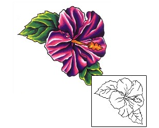 Hibiscus Tattoo Plant Life tattoo | CKF-00015