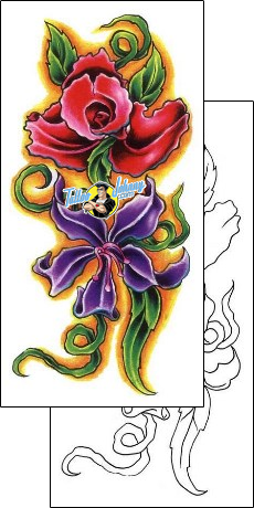 Flower Tattoo plant-life-flowers-tattoos-caveman-kyle-ckf-00022