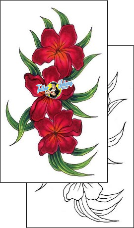 Flower Tattoo plant-life-flowers-tattoos-caveman-kyle-ckf-00024