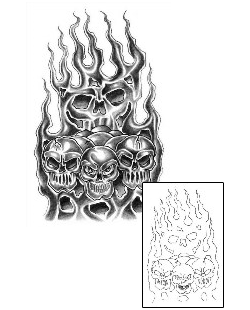 Fire – Flames Tattoo Miscellaneous tattoo | CKF-00039