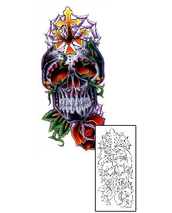 Day of the Dead Tattoo Tattoo Styles tattoo | CKF-00045