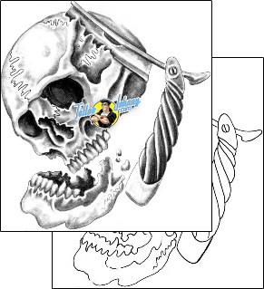Skull Tattoo horror-skull-tattoos-chris-amlie-clf-00003