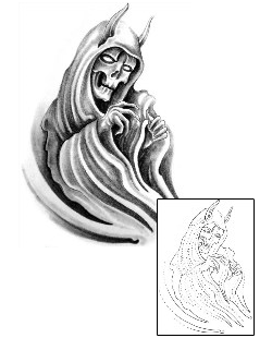 Reaper Tattoo Horror tattoo | CLF-00004