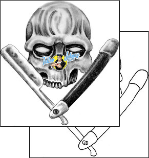 Skull Tattoo horror-skull-tattoos-chris-amlie-clf-00018