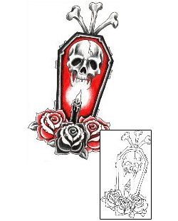 Coffin Tattoo Tattoo Styles tattoo | CLF-00037