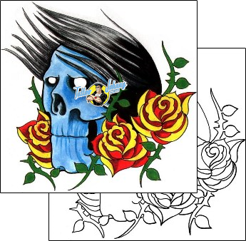 Skull Tattoo horror-skull-tattoos-chris-amlie-clf-00057