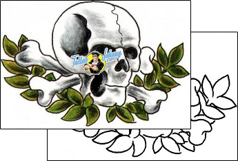 Skull Tattoo horror-skull-tattoos-chris-amlie-clf-00060