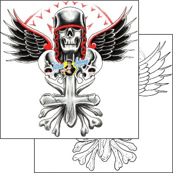 Skull Tattoo horror-skull-tattoos-chris-amlie-clf-00062