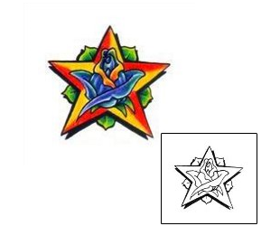 Star Tattoo Plant Life tattoo | CMF-00007