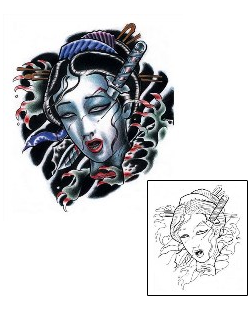 Picture of Misaki Geisha Tattoo