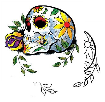 Day of the Dead Tattoo cnf-00033