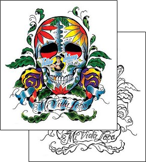 Day of the Dead Tattoo cnf-00034