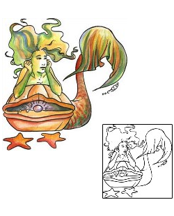Mermaid Tattoo Mythology tattoo | COF-00058