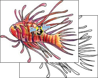 Fish Tattoo marine-life-fish-tattoos-carlos-marcello-cof-00060