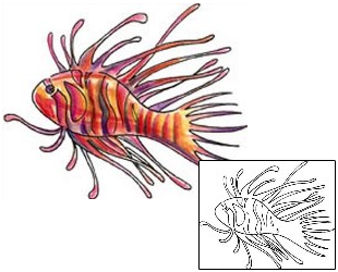 Fish Tattoo Marine Life tattoo | COF-00060