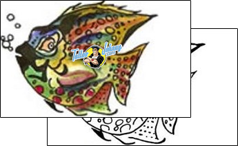 Fish Tattoo marine-life-fish-tattoos-carlos-marcello-cof-00062