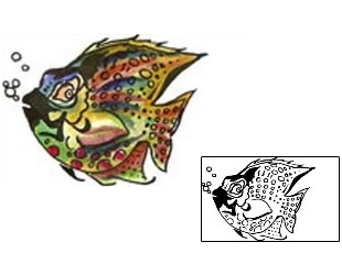 Fish Tattoo Marine Life tattoo | COF-00062