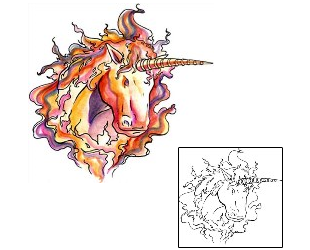 Unicorn Tattoo Mythology tattoo | COF-00076