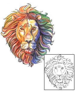 Lion Tattoo Animal tattoo | COF-00132