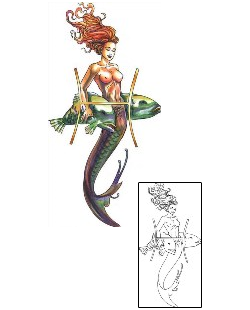 Pin Up Tattoo Marine Life tattoo | COF-00154