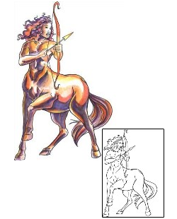 Sagittarius Tattoo Zodiac tattoo | COF-00162