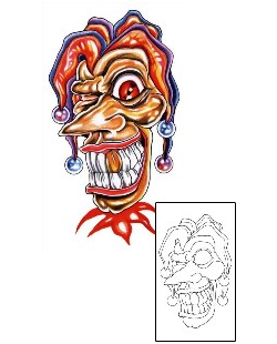 Joker - Jester Tattoo CPF-00027