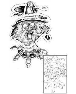 Wizard Tattoo Mythology tattoo | CPF-00051