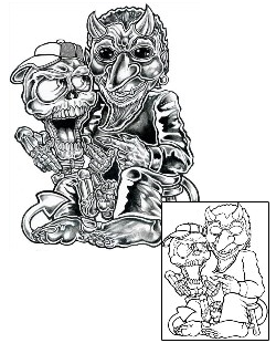 Monster Tattoo Horror tattoo | CPF-00118